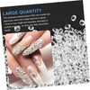 Healvian 15sets Nail Charms of Glass Rhinestones for Manicure Art