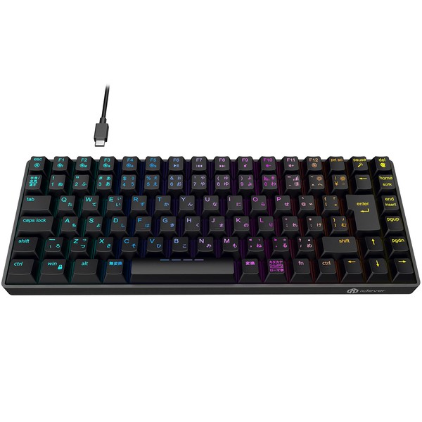 iClever G03 Gaming Keyboard, Red Axis, 88 Keys, RGB, Numeric