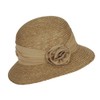 Seeberger Damen Damenstrohhut Sonnenhut, Beige (Sand 94), Medium (Herstellergröße: Orig)