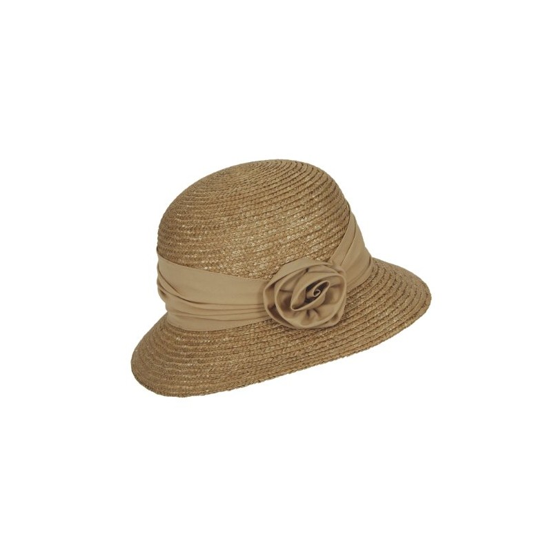 Seeberger Damen Damenstrohhut Sonnenhut, Beige (Sand 94), Medium (Herstellergröße: Orig)
