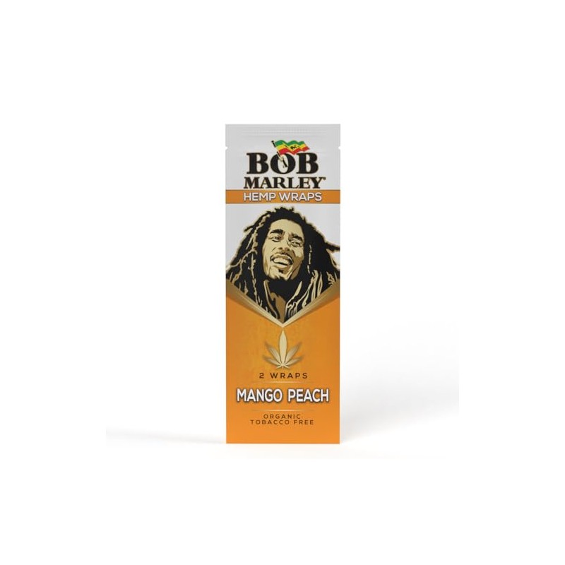 Bob Marley Wraps - Mango Peach Flavor - Pack of