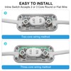 APOMOONS Inline Cord Switch 2 Pcs Torpedo Switch 2 or
