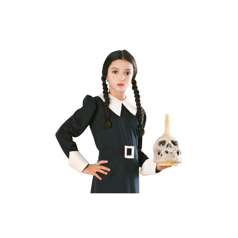 The Addams Family: Wednesday Addams Wig for Kids by Rubies,