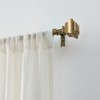 MODE Simplicity Collection 5/8" Diameter Curtain Rod Set with Square