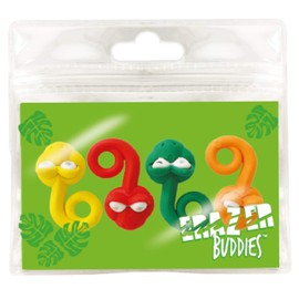 Deluxebase Erazer Buddies Snake Erasers and Novelty Stationery for Girls and Boys. Colourful Eraser Set, Ideal for Office and School Supplies