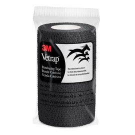 USG Vetrap Bandages, 10 cm x 4.5 m/ 3 m, Black