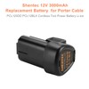Shentec 2-Pack 3.0Ah 12V Battery Compatible with Porter-Cable PCL12BLX, Li-ion