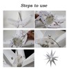 Moravian Star Tree Topper Pendant Light, PVC Paper Lantern 8