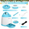 PETGEEK Automatic Dog Feeder/Treat Dispenser with Rechargeable Button Remote Control,