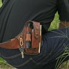 Tourbon - Estuche de cuero para teléfono celular, funda para