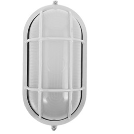 Yardwe Sauna Room Explosion Lamp Explosion Proof Anti-High Temperature Round Lamp Waterproof Grid Oval Bulkhead Ceiling Light Corridor Light Warehouse Lamp
