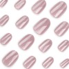 24 Piezas de Uñas Postizas a Presión, Uñas Falsas Cuadradas