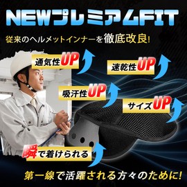 (Supervised by Architects, Sweat Absorption and Size Up) Helmet, Inner Cap, Sweat Absorption Pad, Hat, Sweat Protection, Head-Sweat Protection, Helmet, Mesh, Inner