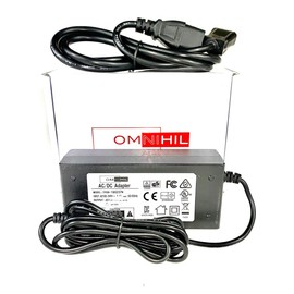 [UL Listed] OMNIHIL AC/DC Adapter Compatible with MelodySusie LED UV Nail Lamp Salon