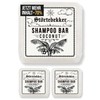 Störtebekker Premium Shampoo Bar Coconut (3x) - Solid Shampoo Men