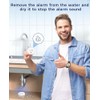 Geevon Water Leak Detectors - 100dB Alarm Sensors for Home