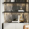 AWNR Modern Gold Statue Decorations Home Living Room Console Table