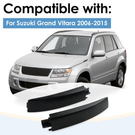 KITONLA 1 Pair Left and Right Roof Rack Cap Front, Fit for Suzuki Grand Vitara 2006-2015, Replace# 78225-65J10-5PK 78215-65J10-5PK