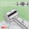 2-in-1 Heavy Duty Meat Tenderizer Hammer,Real 316L Stainless Steel Meat