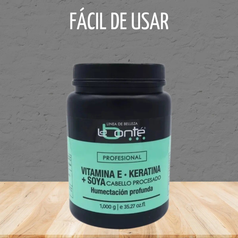 Crema Hidratante Con Keratina Vitamina E Y Soya Labonté 1kg