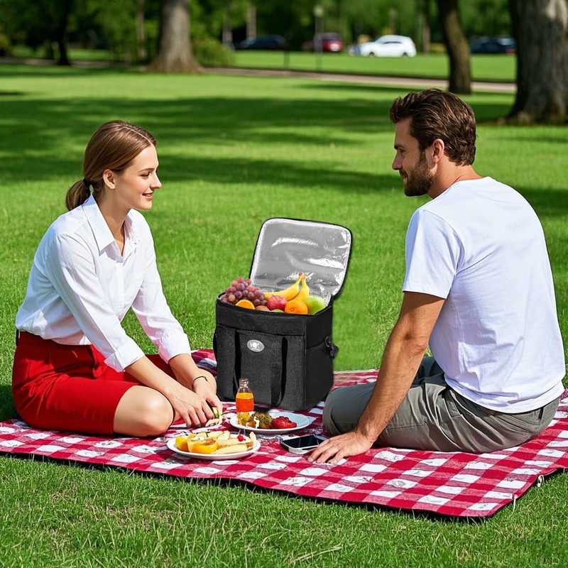 Foldable Cool Bag, Portable Cool Box, Picnic Bag & Thermal