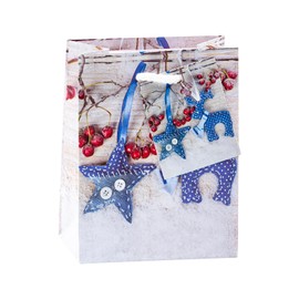TSI Geschenktüten WEIHNACHTEN SERIE 6, 12er Packung, Größe: Klein (HxBxT 14 x 11 x 6,5 cm), Art. Nr. 87026