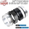 RiAiCiING 3.5 Inch Aluminum V Band Quick Release Intake Intercooler