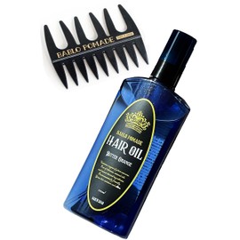 BABRO POMARD Hair Oil for Men & Mesh Comb Black Styling Rinse Free Treatment