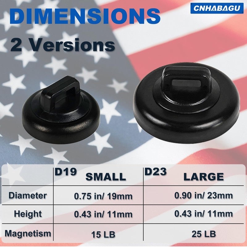 CNHABAGU Magnet Zip Tie Mount Magnetic Zip Ties Mount Clips