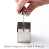 Square Egg Press for Hard Boiled Eggs Mold, Egg Cuber