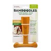 Bamboodles Peanut Butter T-Bone Dog Chew Toy - Medium