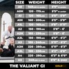 Gold BJJ Valiant Gi - Heavyweight 550gsm Pearl Weave Jiu