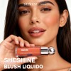 Sheshine2001 Novo Blush Líquido Luminoso Larga Duración Tono