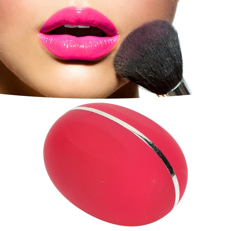Flat Top Makeup Brush Goose Egg Shaped Clean Pores Face