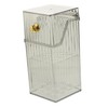 Mikinona Transparent Makeup Brush Holder Organizer Durable Cosmetic Storage Pot