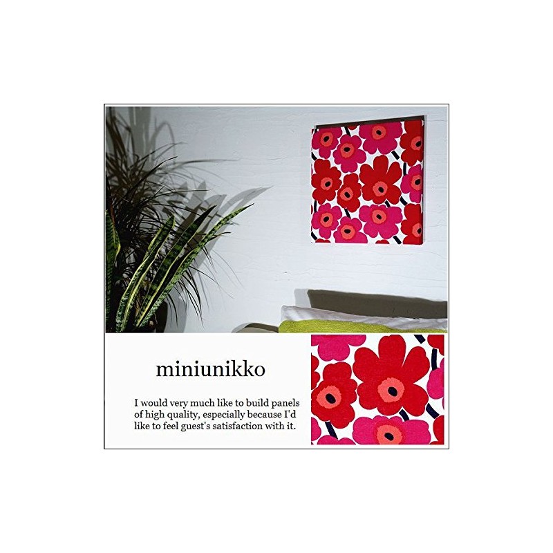 Fabric Panel Alice Marimekko miniunikko miniunikko 30 × 30 × 2.5 cm Sold