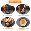 Generic Stainless Steel Egg Ring, 2 Pack, Non-Stick, Anti-Scald Handle,
