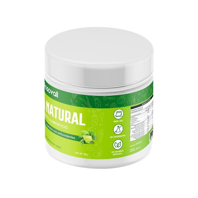 Fibra Natural Enzimas Vegetales con antioxidantes 180g