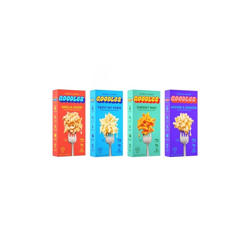 Goodles Mac & Cheese Assortment 4 Pack, 6oz - 14g