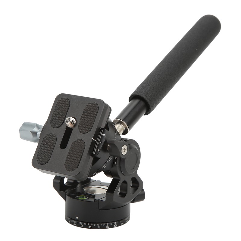 Video Tripod Head Aluminium Alloy Adjustable Portable Damping Stable Fluid