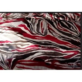 Joann Fabric Silky Prints Feather Lines STR Charmeuse 54" Wide By The Yard