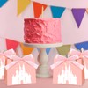 Sinload 25 Sets Small Princess Castle Party Favor Bags with