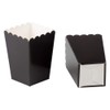 Black Popcorn Boxes Mini Paper Popcorn Containers for Party,24 PCS