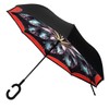 Parquet 2-Pack Double Layer Inverted Umbrellas - Galaxy Flower Shaped