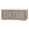 DINZI LVJ Shoe Bench, Entryway Storage Bench with Doors, Cushion,