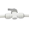 Qrity 1 x Valves Taps, 3/8 Inch Inline Tap/Shut-off Valve/Insulating