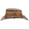 Barrington Leather Hat - Elegant Australian Style Cowboy Hat for