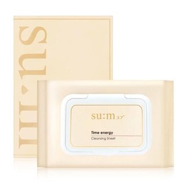 Breath 37 Art Box/Sum37 Degrees SuM37 Degrees Time Energy Cleansing Sheets 50 sheets / Organic Ingredients / 아트박스/숨37도 숨37도 타임 에너지 클렌징 시트 50매 / 오가닉 성분
