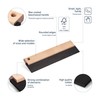 COMENSAL® Rubber Spatula, Tile Spatula, Grout Rubber Wooden Handle, Made