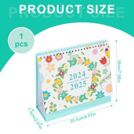 AEIOPRS 1 x 2024 Family Planner Wall Calendar 18 Months January 2024 to June 2025 Large Format Monthly Calendar with Holiday Overview